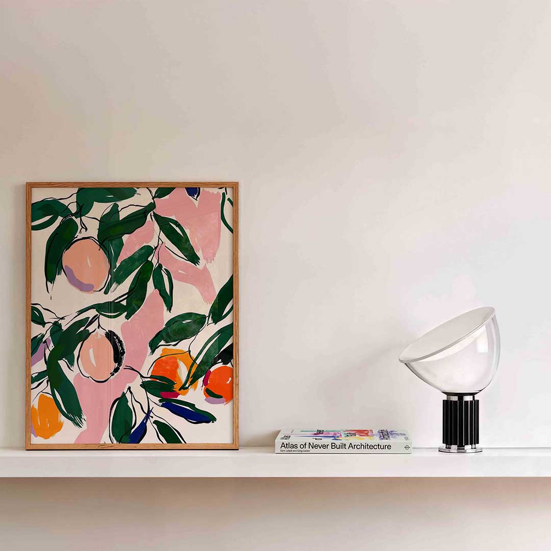 Fruit en bladeren Poster