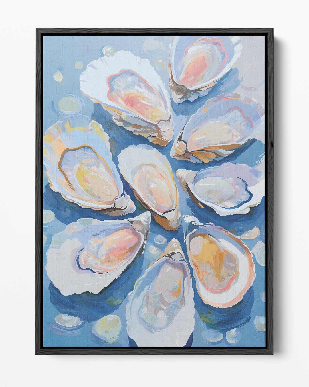 Oesters in Kunst Kunstwerk-canvas-dibond-plexiglas-wanddecoratie-WallArtistic