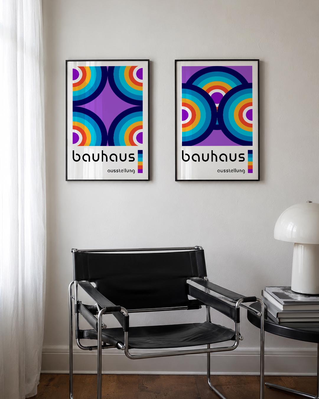 Kleurrijke cirkelpatronen Posterset