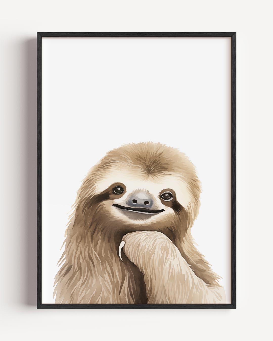 Schattige Luiaard Poster-WallArtistic