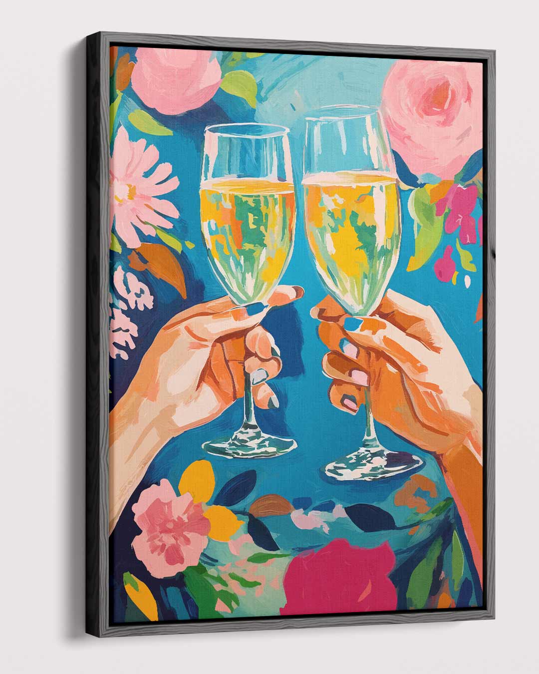 Feestelijke Toast Kunstwerk-canvas-dibond-plexiglas-wanddecoratie-WallArtistic