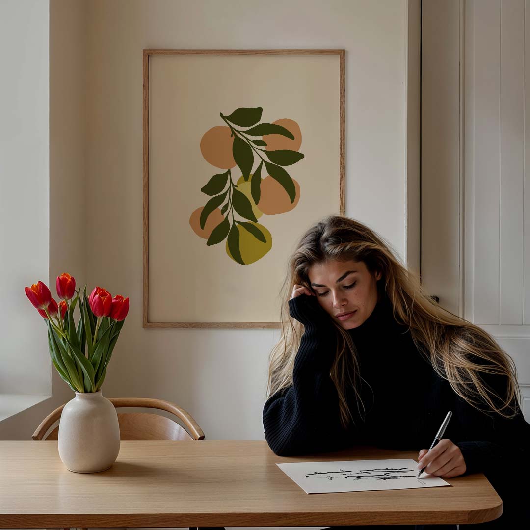 Botanische Kunstposter-WallArtistic