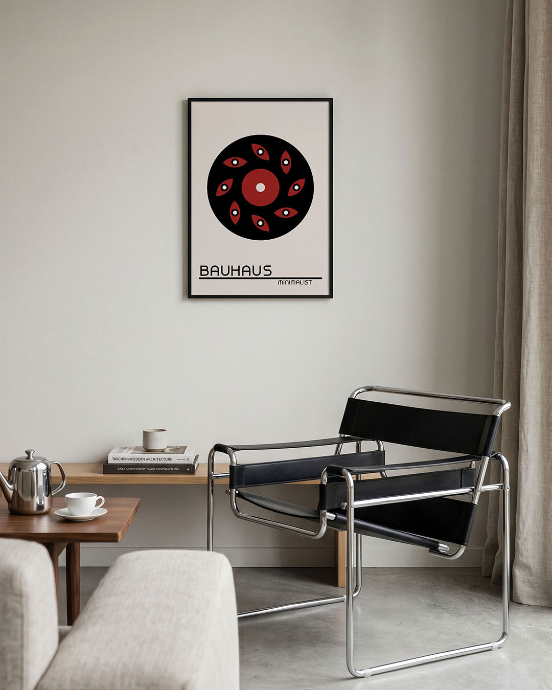 Cirkelvorm en ogen Poster