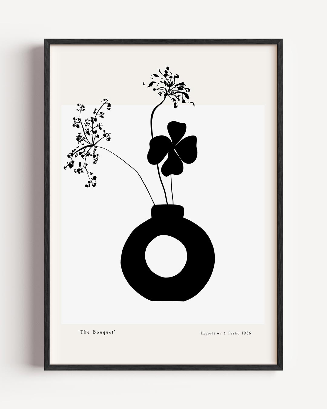 Stijlvolle Bloemenschildering Poster-WallArtistic