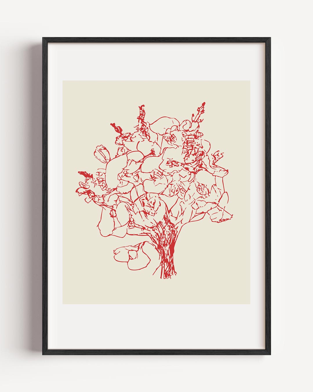 Elegante Floraire Kunstposter-WallArtistic
