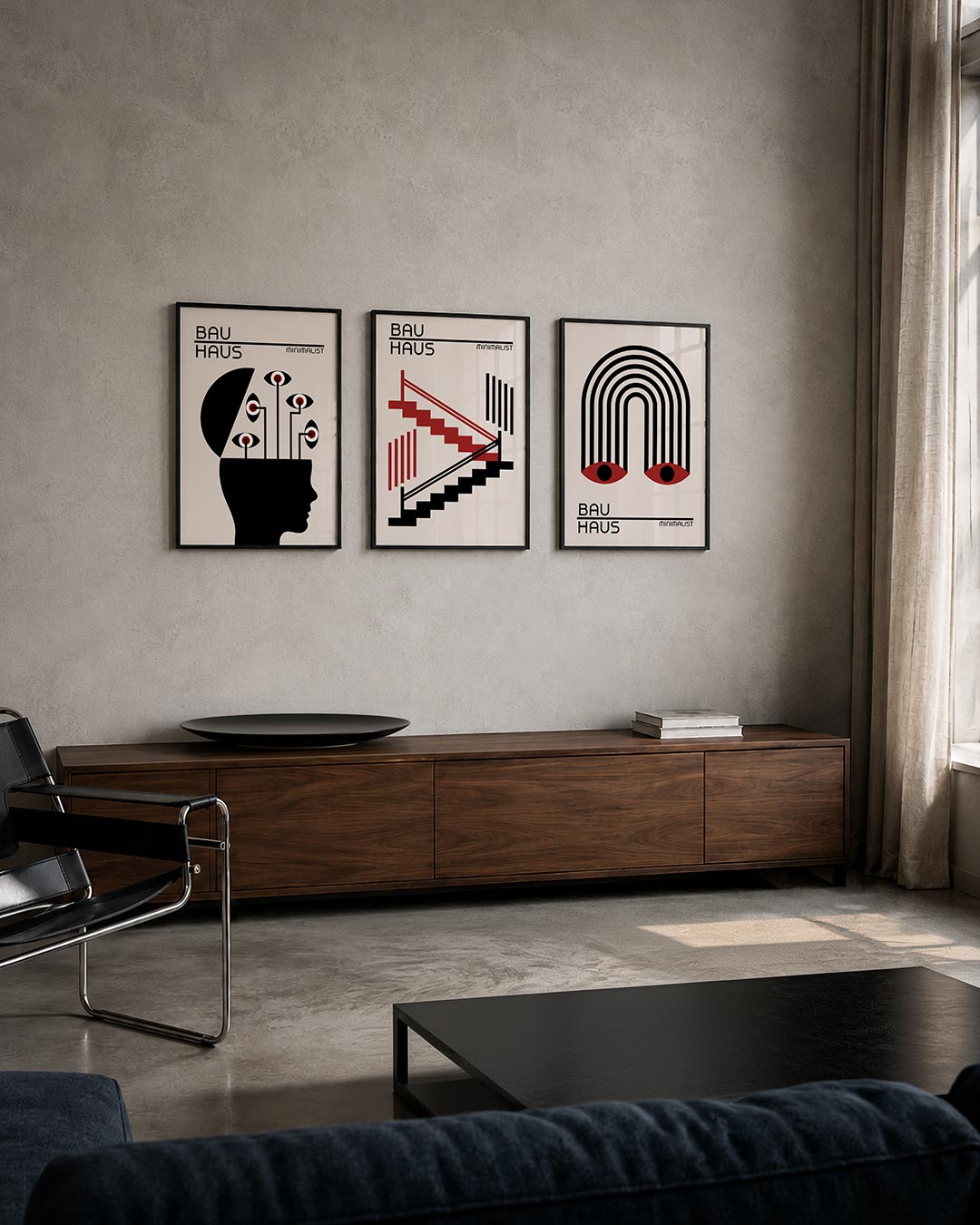 Ooglijnenspel Posterset