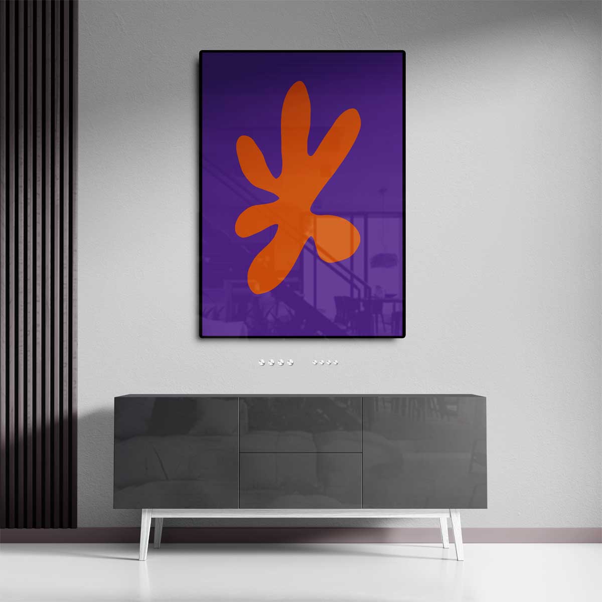 Vrolijke Vormenspel Kunstwerk-canvas-dibond-plexiglas-wanddecoratie-WallArtistic
