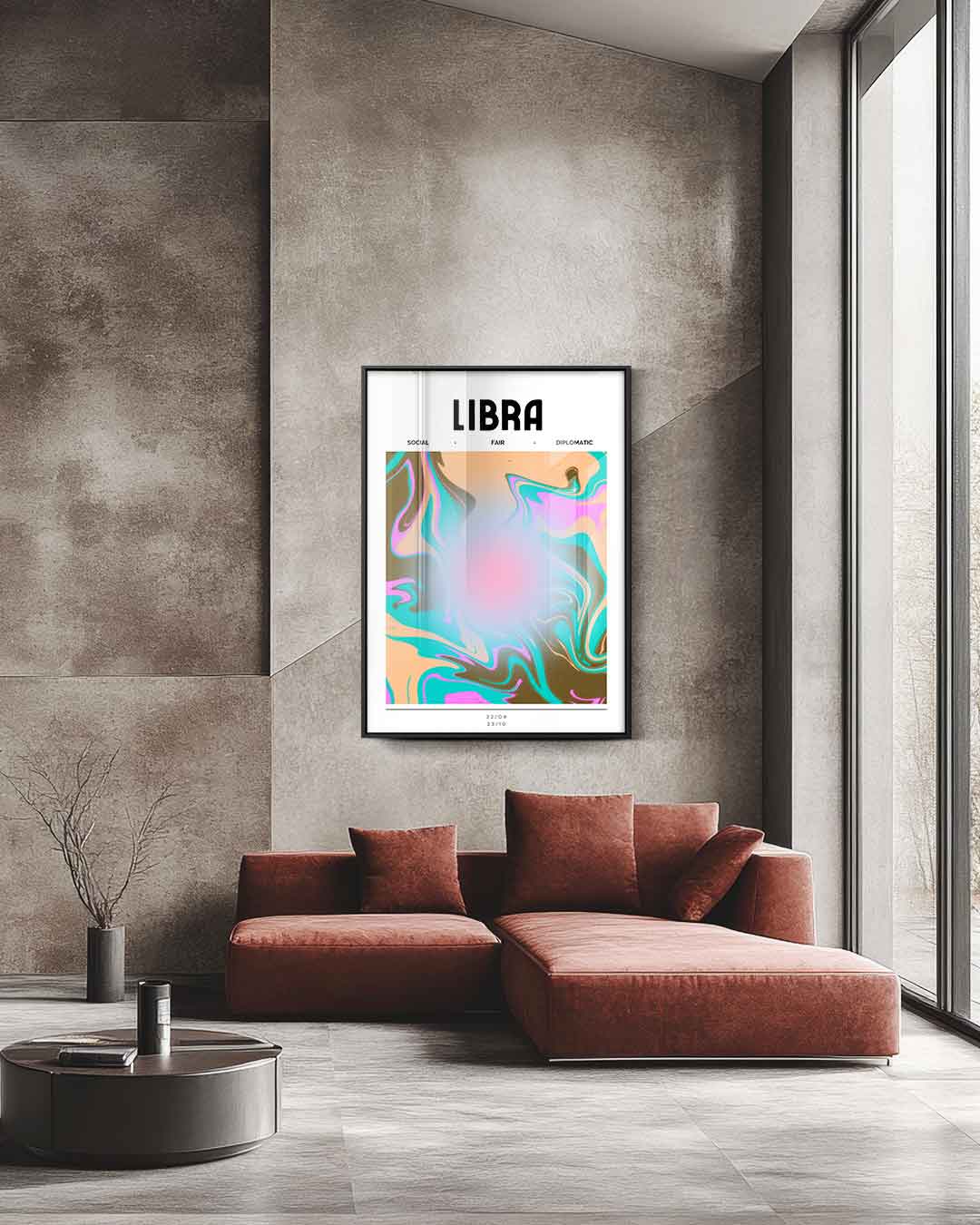 Abstract kunstwerk Kunstwerk-canvas-dibond-plexiglas-wanddecoratie-WallArtistic