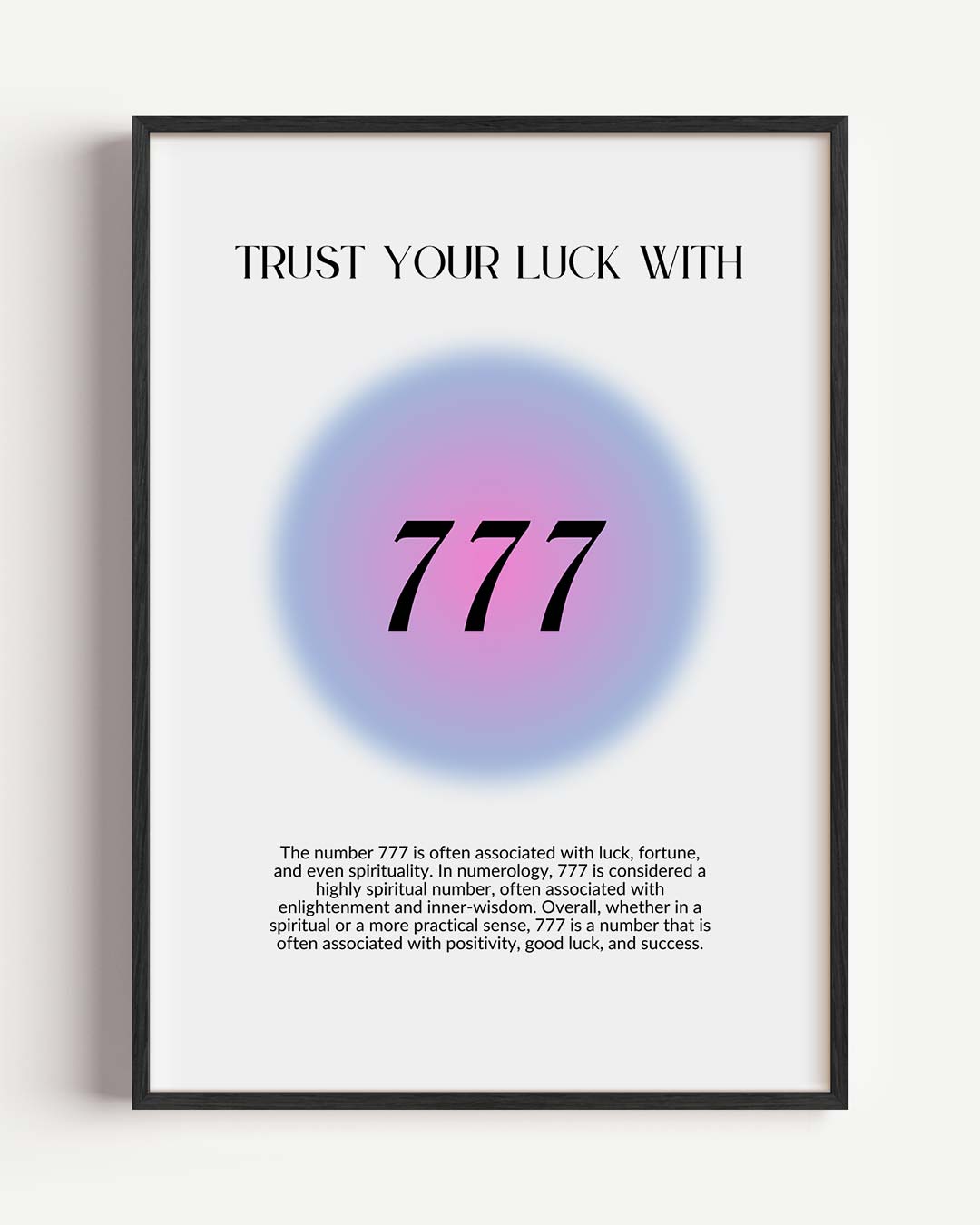 Geluksnummer 777 Poster