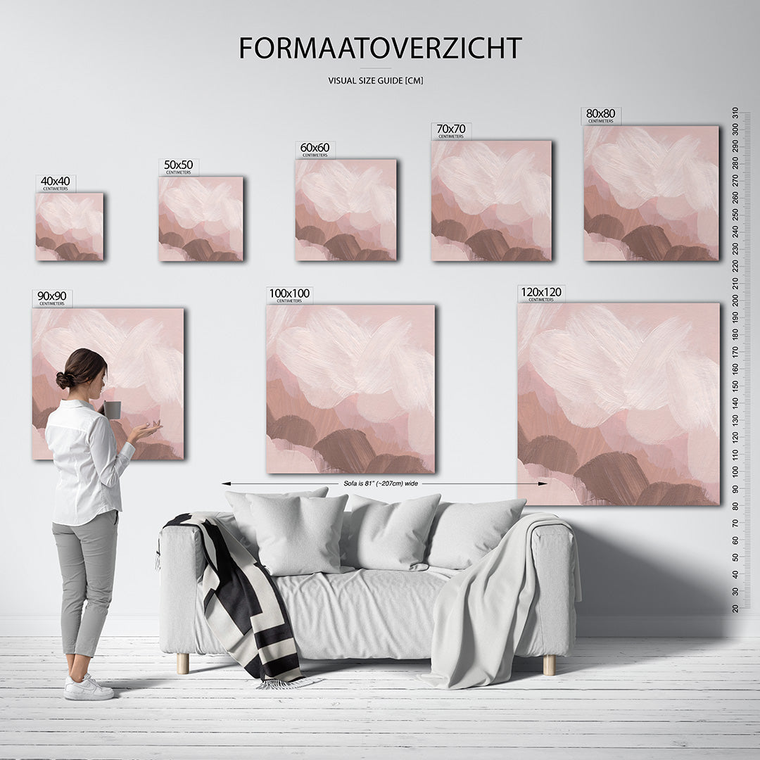 Zachte penseelstreken Kunstwerk