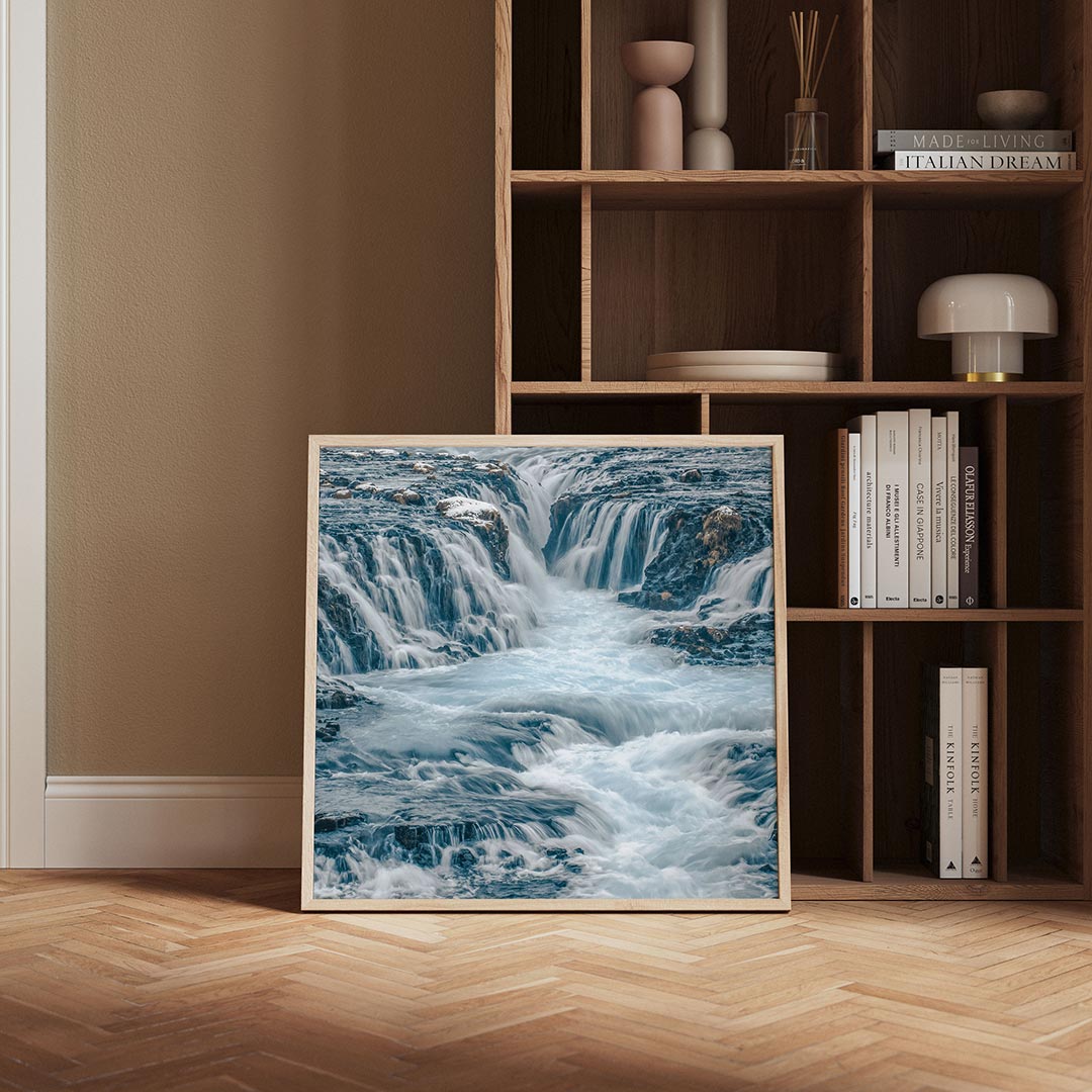 Dynamische waterval Poster