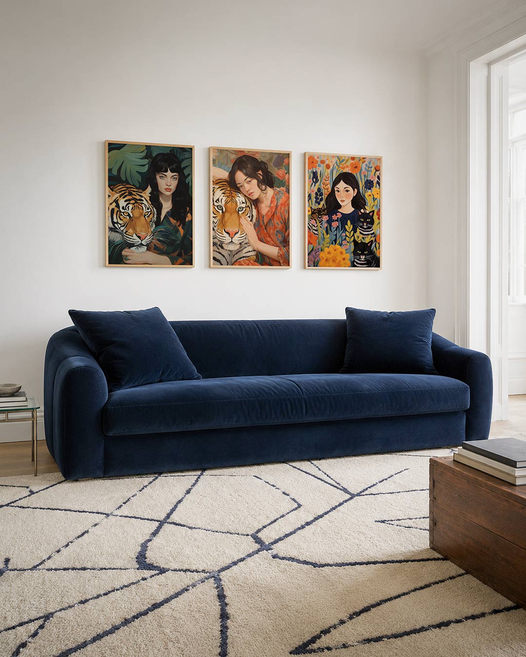 Dier en mens harmonie Posterset