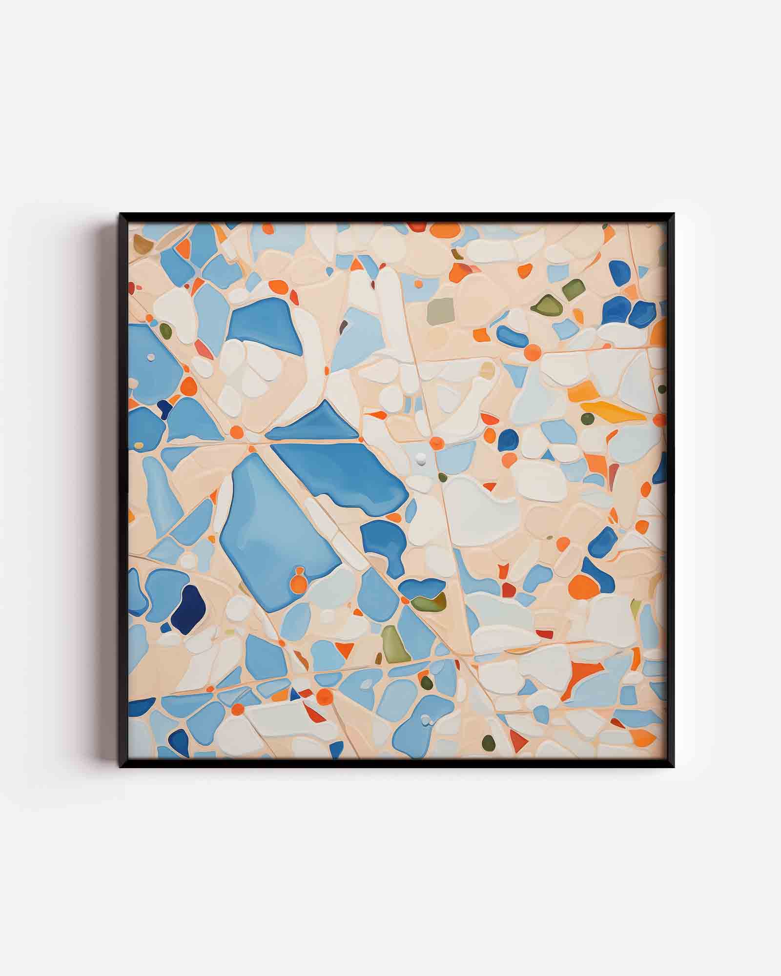 Abstracte vormen Poster