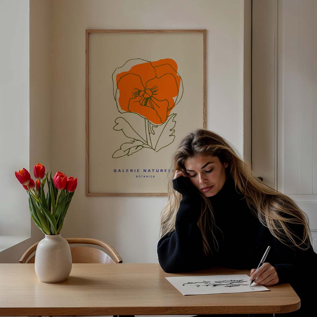 Botanische Bloemenpracht Poster-WallArtistic