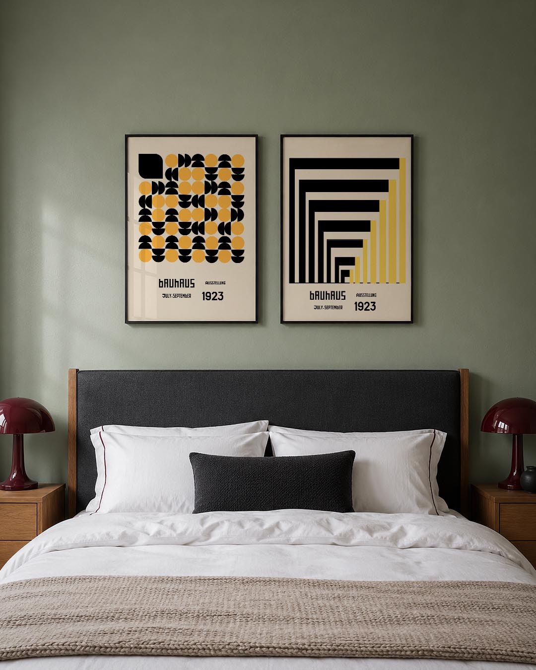 Cirkelpatroon en vlakkenspel Posterset