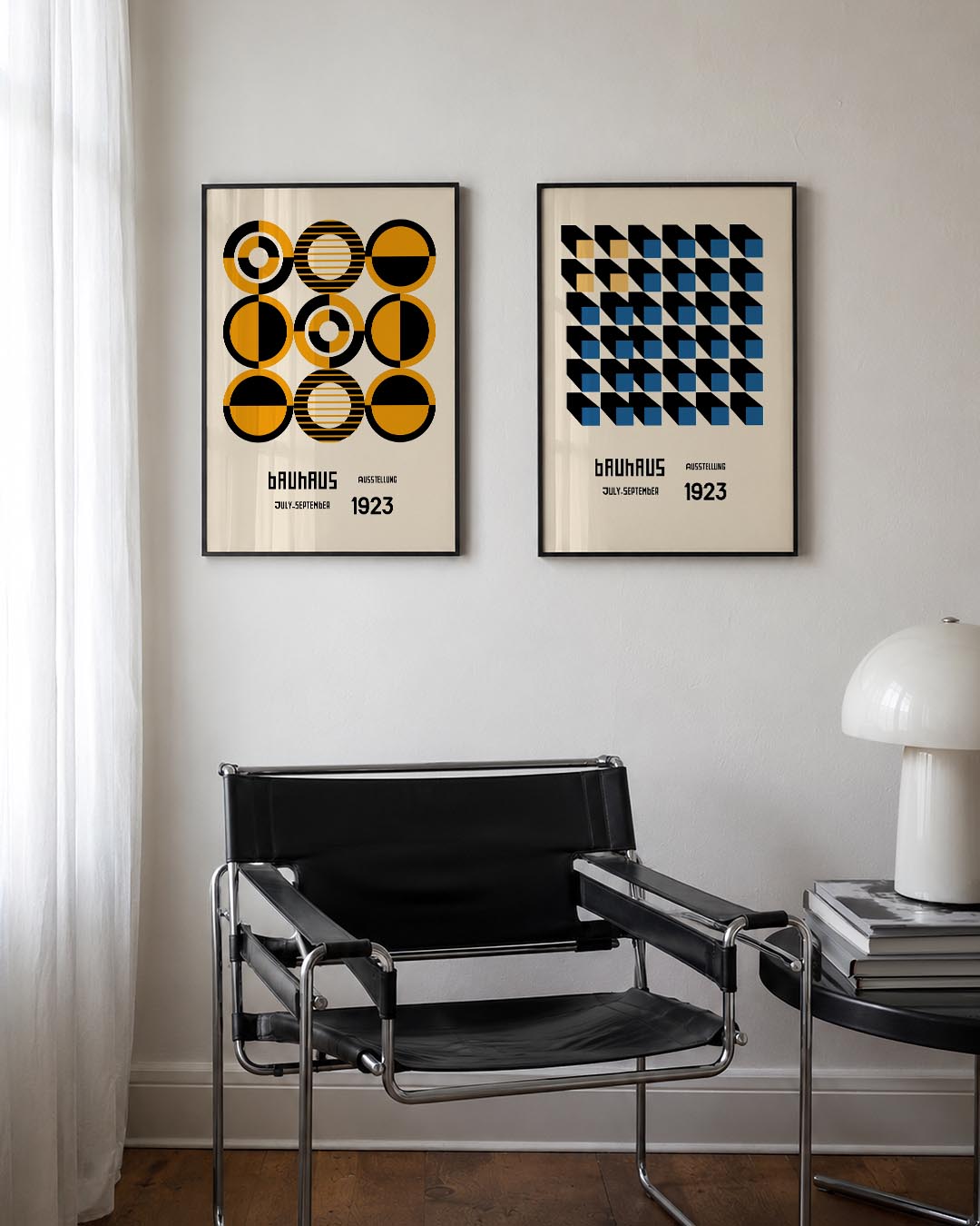 Cirkelpatronen en lijnen Posterset
