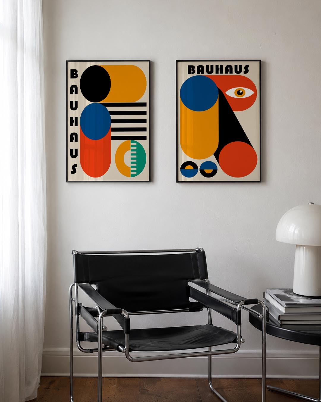 Vormen en kleurvlakken Posterset