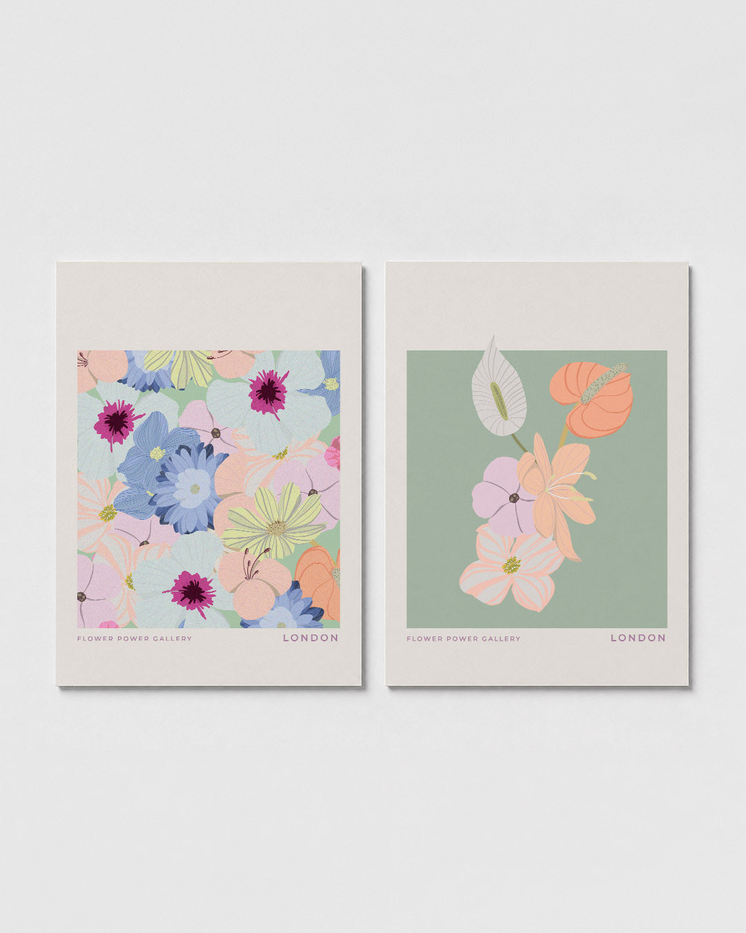 Bloemenexplosie Posterset