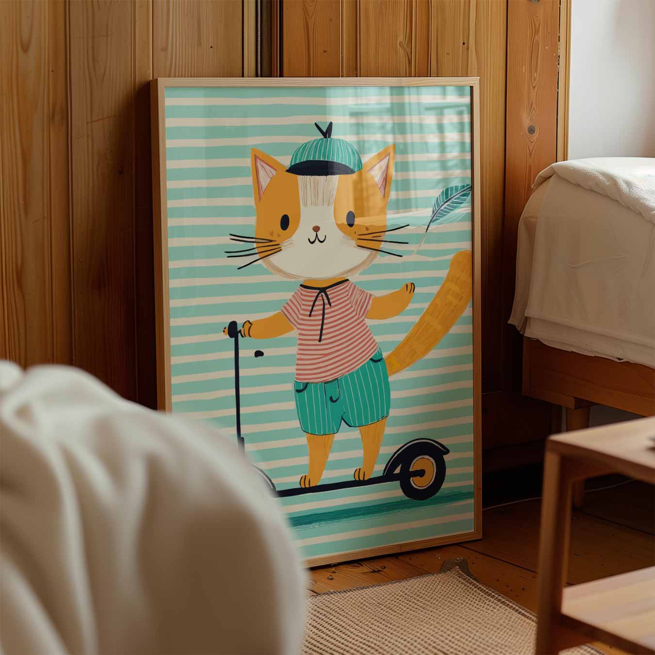 Kat op Step Poster