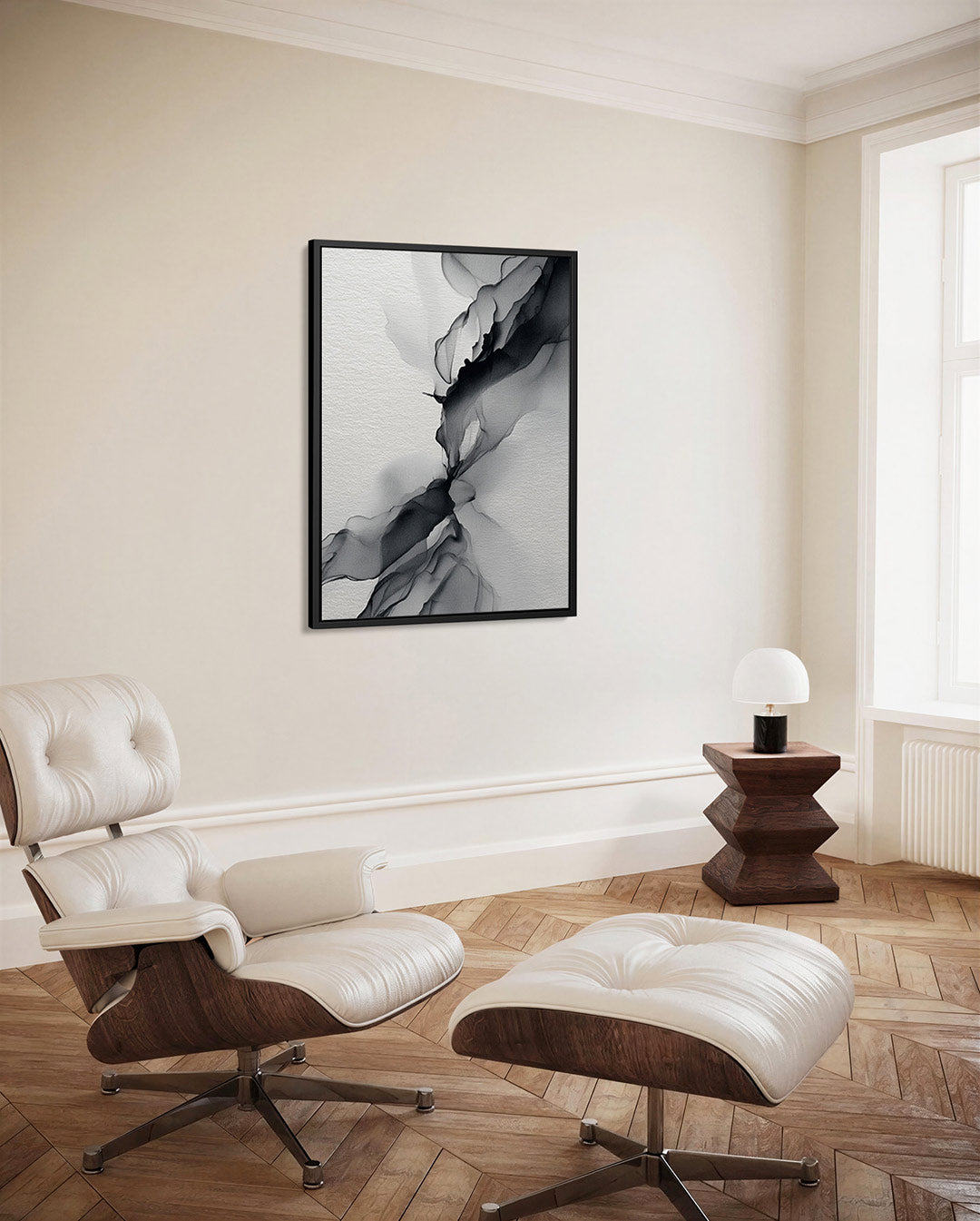 Vloeiende lijnen Kunstwerk