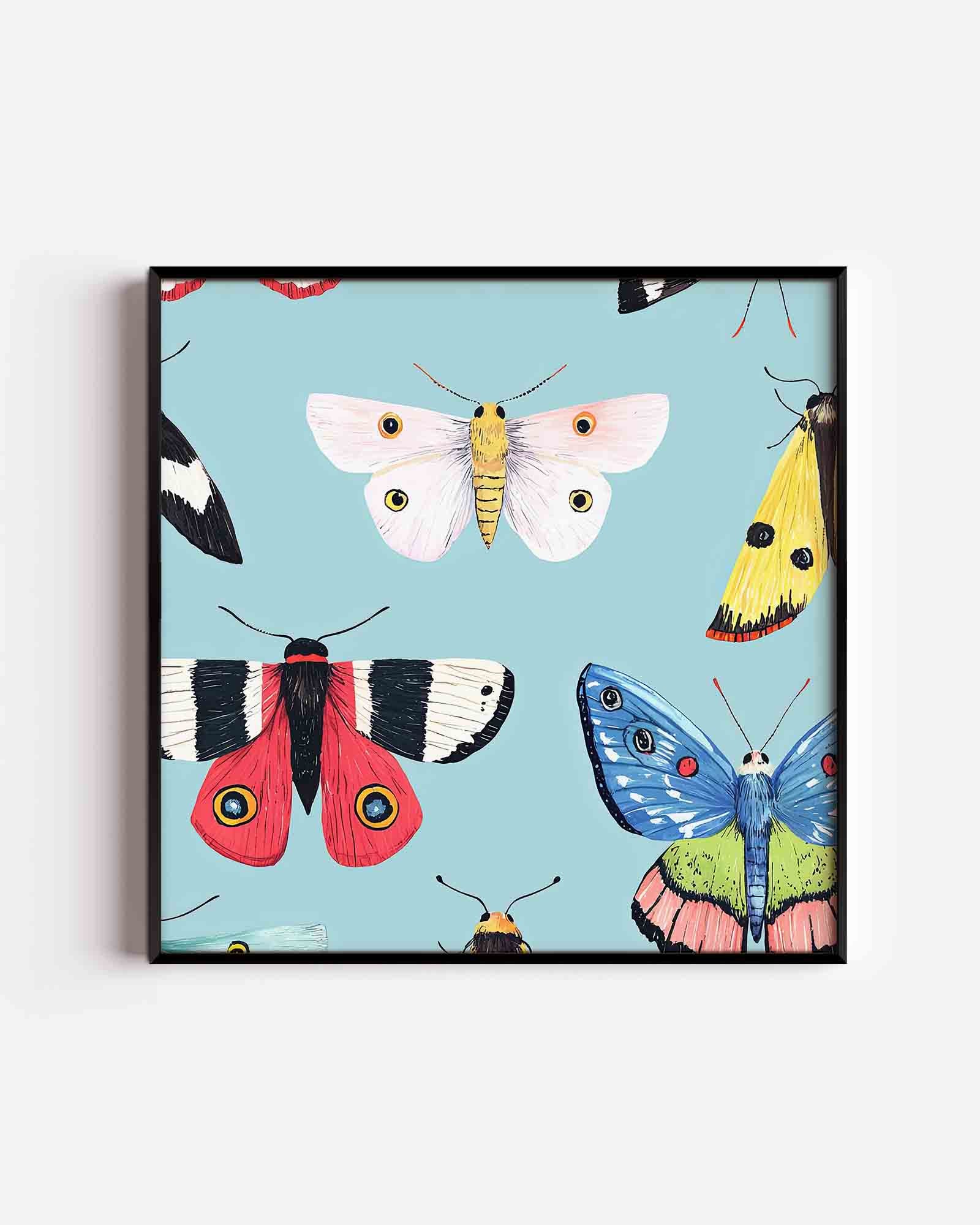 Vlinders en motten Poster
