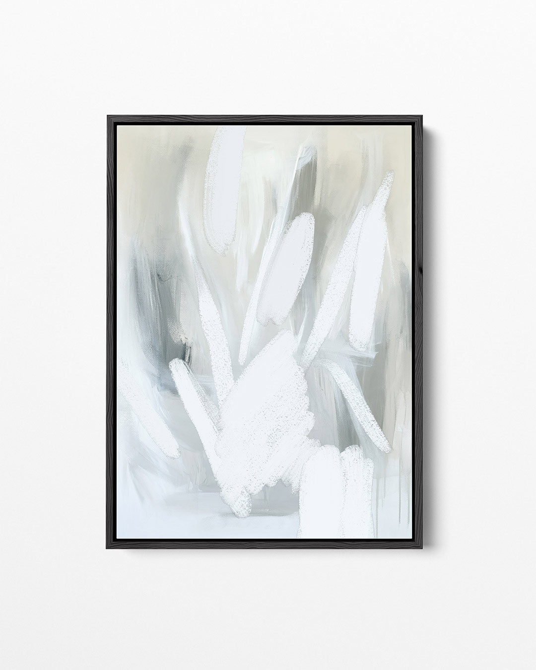 Vloeiende borstelvegen Kunstwerk