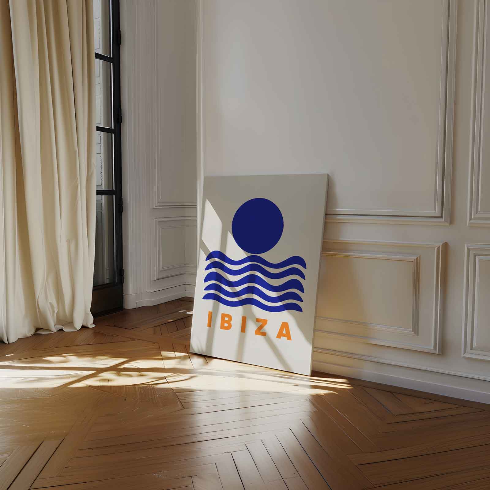 Ibiza Zonsopkomst Kunstwerk-canvas-dibond-plexiglas-wanddecoratie-WallArtistic
