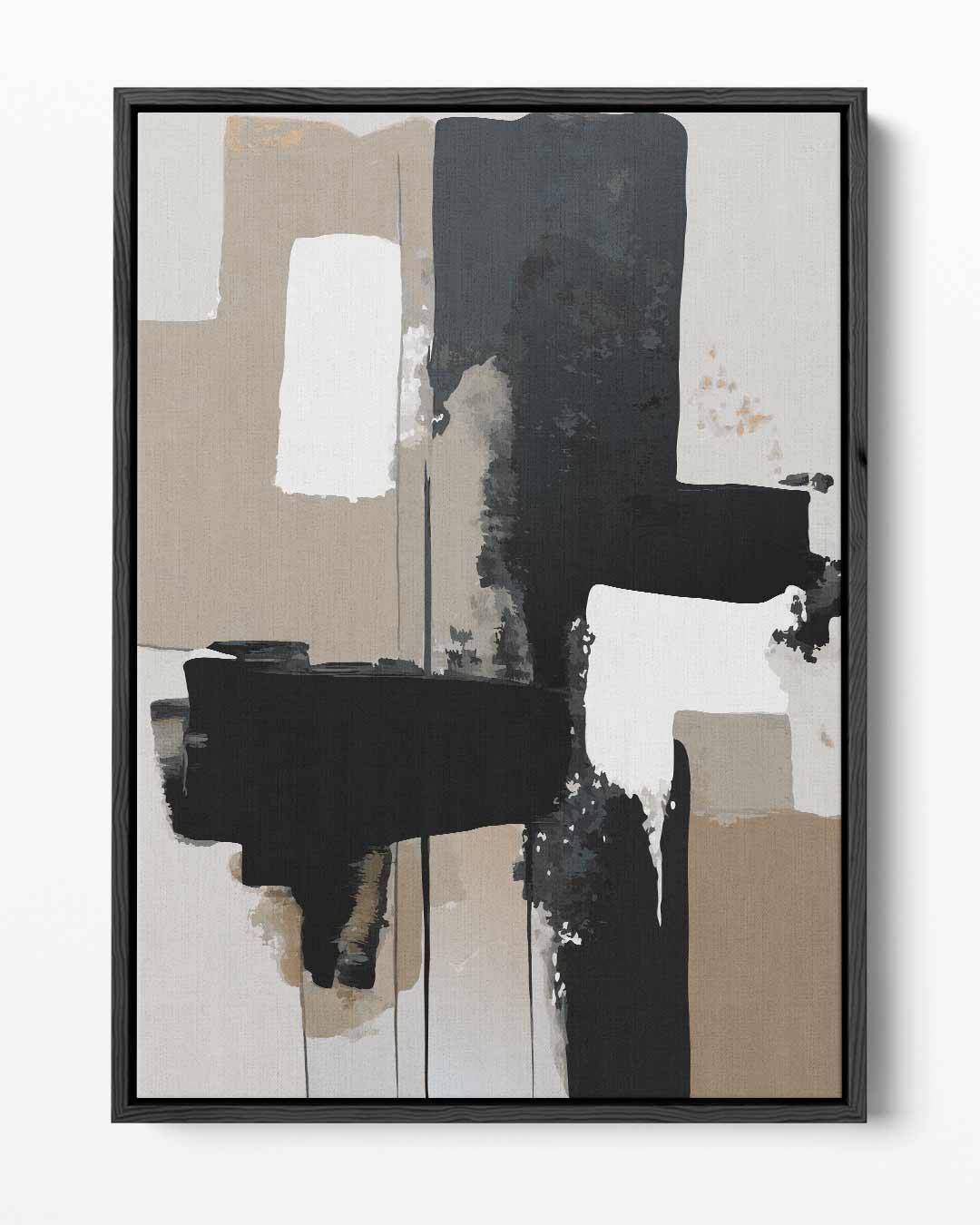 Abstracte Stijlvolle Compositie Kunstwerk-canvas-dibond-plexiglas-wanddecoratie-WallArtistic