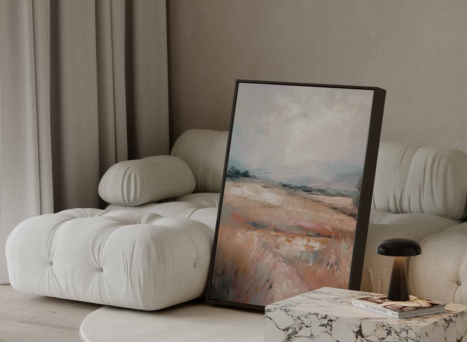 Dromerige Weide Kunstwerk-canvas-dibond-plexiglas-wanddecoratie-WallArtistic