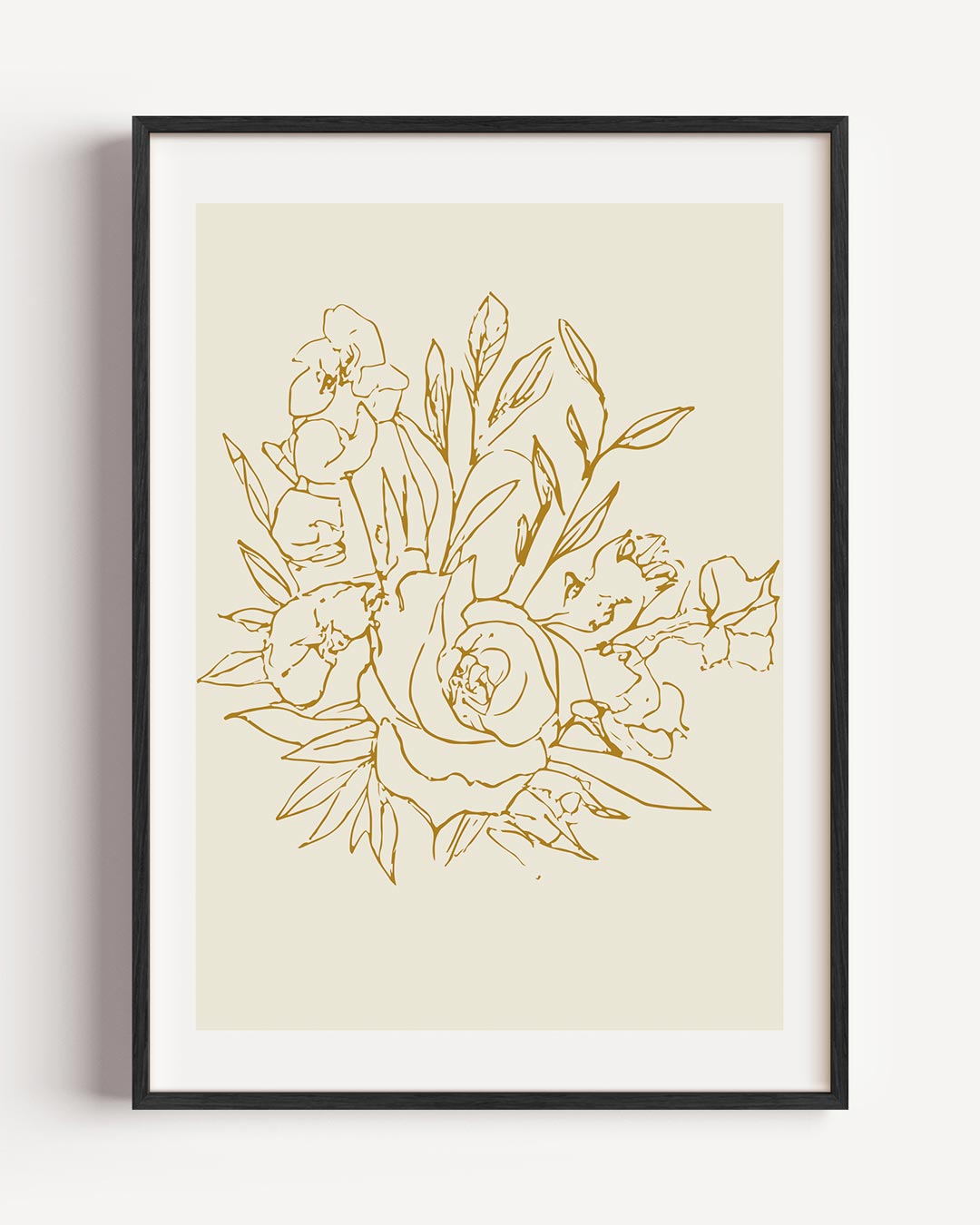Bloemige Elegantie Poster-WallArtistic