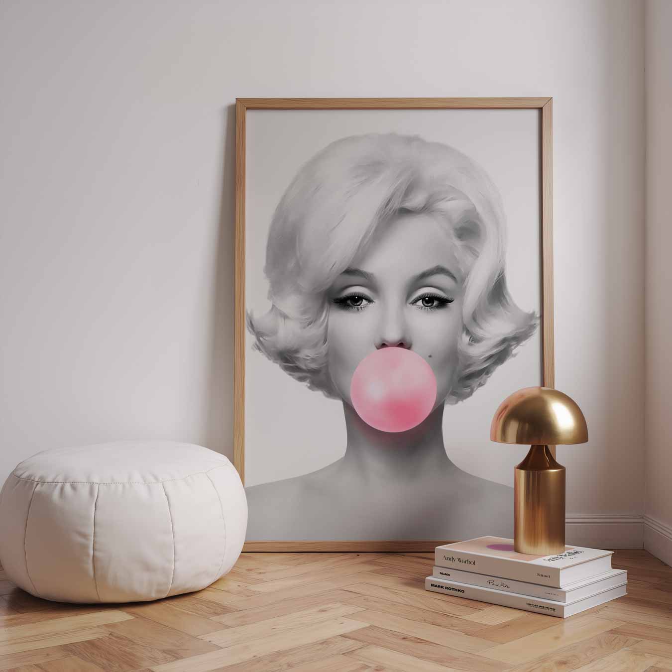 Iconische Bubblegum Poster