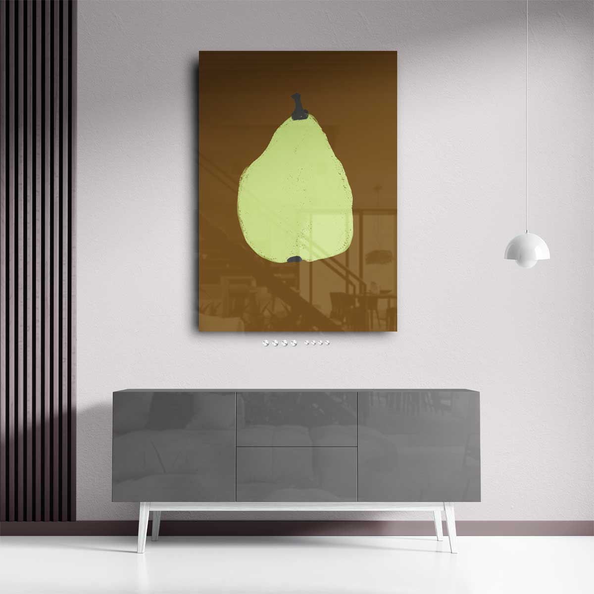 Abstracte Peer Illustratie Kunstwerk-canvas-dibond-plexiglas-wanddecoratie-WallArtistic