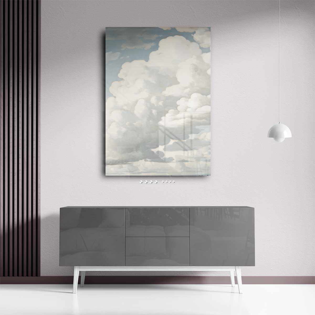 Dromerige Wolkenlucht Kunstwerk-canvas-dibond-plexiglas-wanddecoratie-WallArtistic