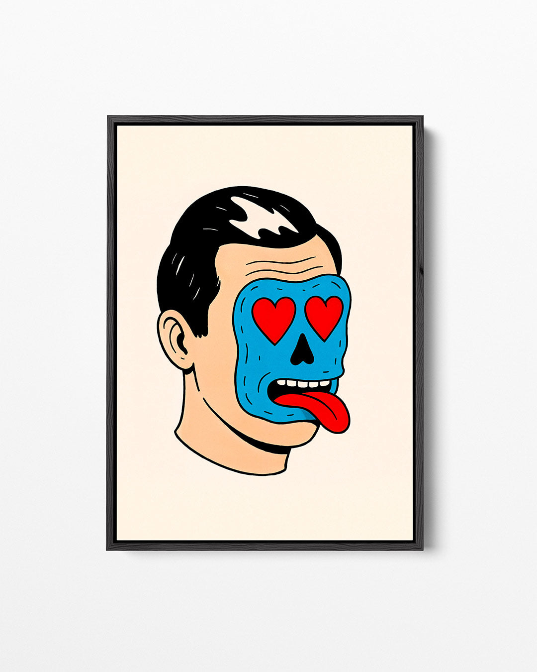 Vrolijk gezicht Kunstwerk