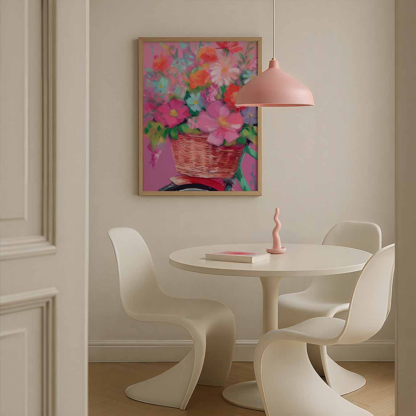 Bloemenfiets Poster