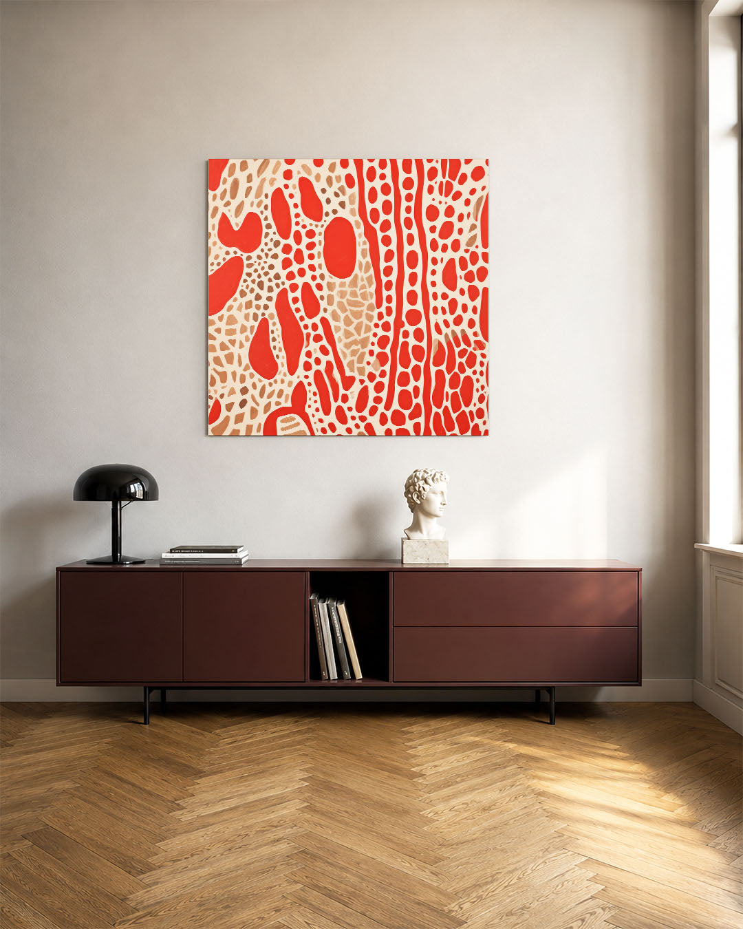 Organische patronen Kunstwerk