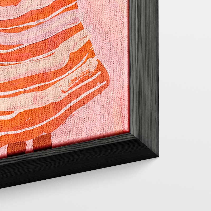"Vluchtige Melodie in Roze" Kunstwerk-canvas-dibond-plexiglas-wanddecoratie-WallArtistic