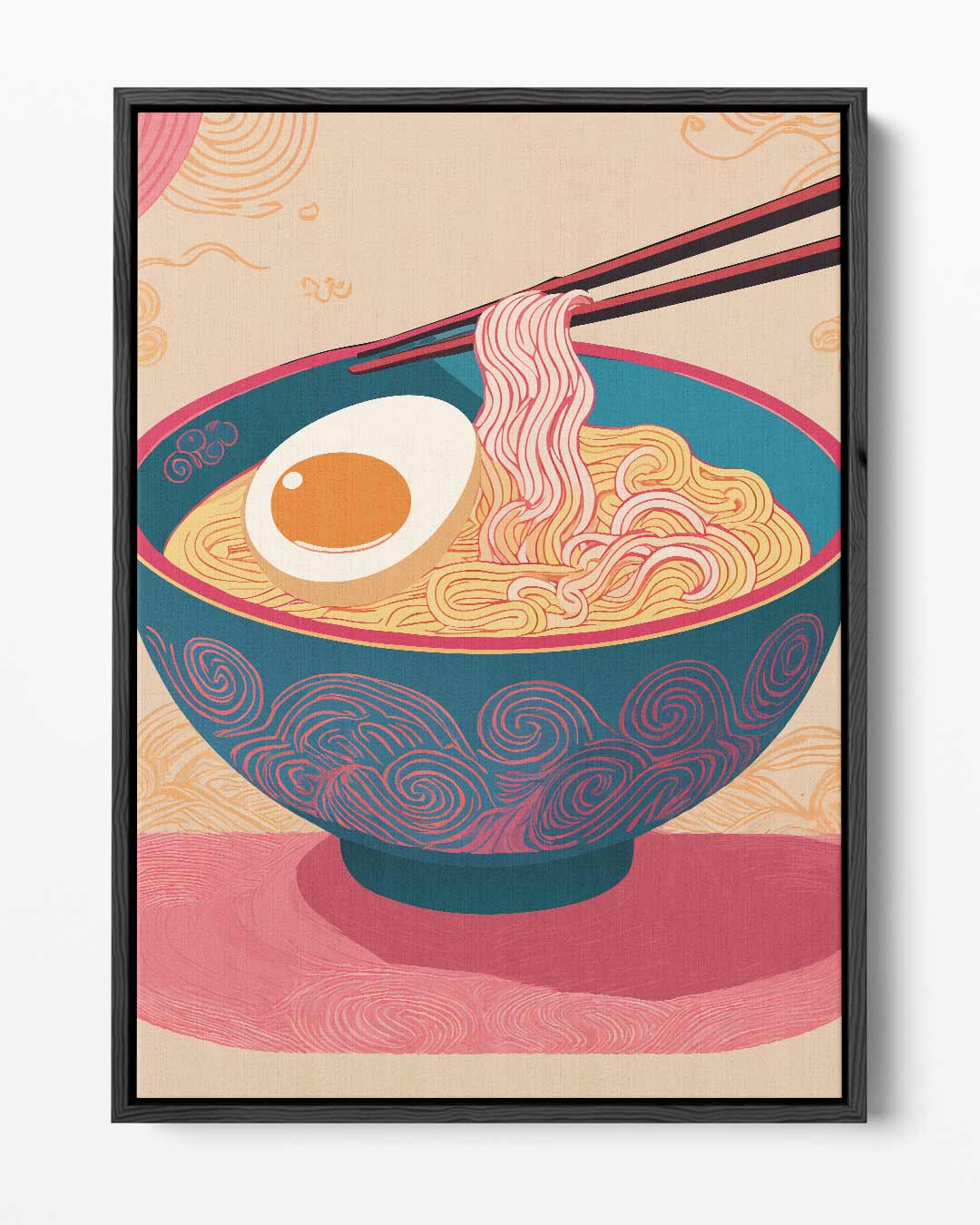 Stijlvolle Ramen Illustratie Kunstwerk-canvas-dibond-plexiglas-wanddecoratie-WallArtistic