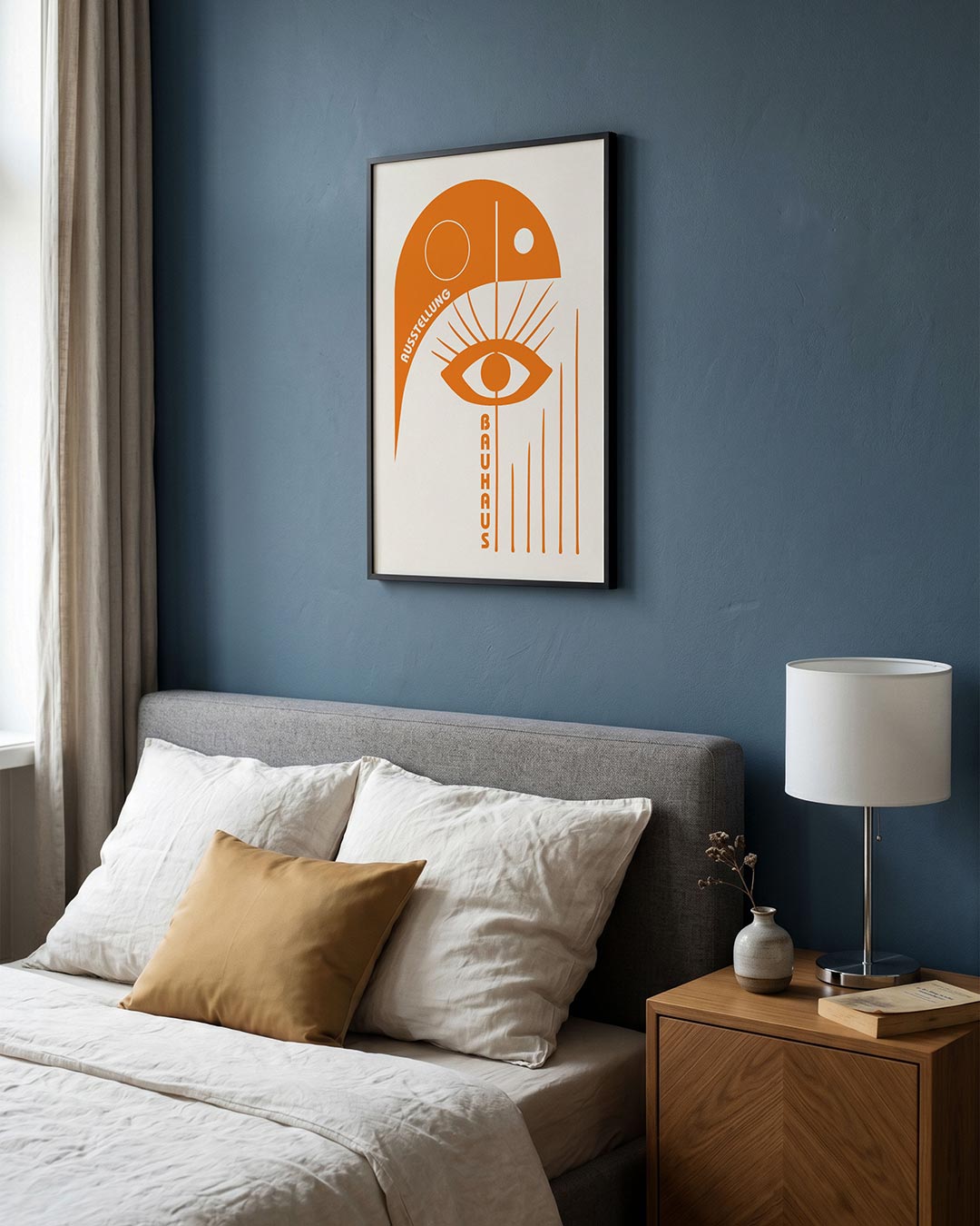 Oog en lijnen Poster