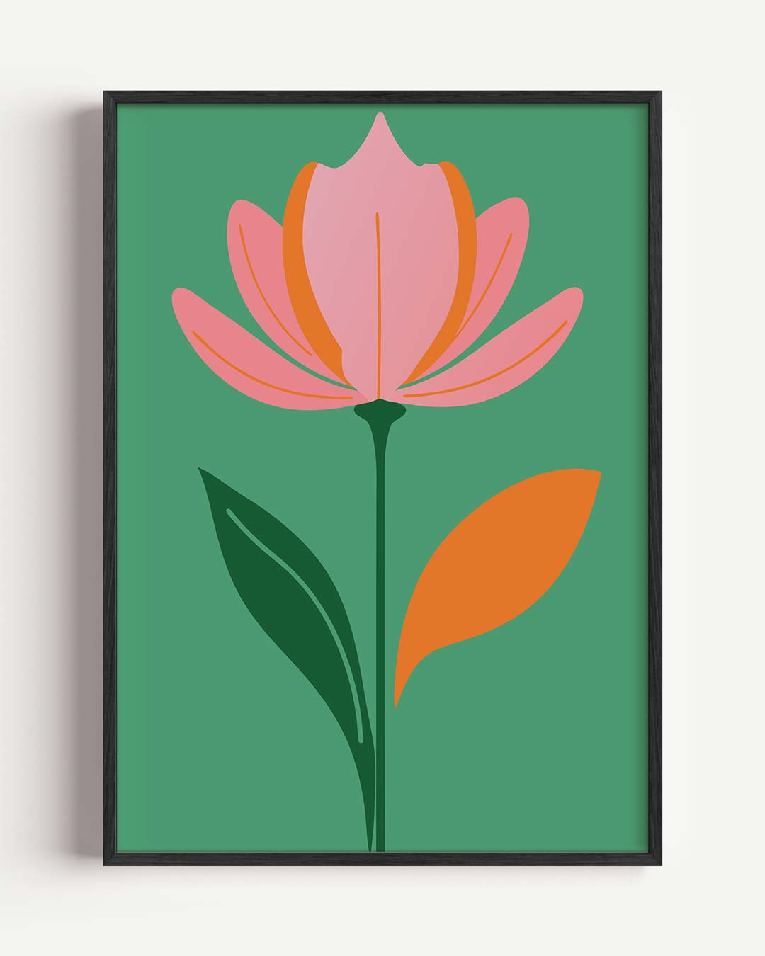 Fleurige Bloemenposter