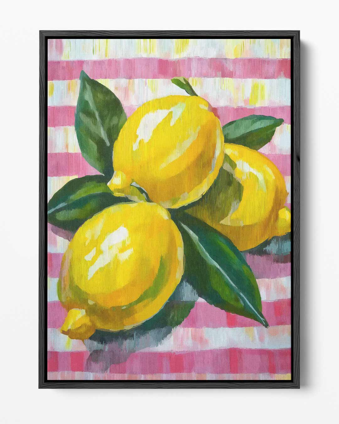 Frisse Citroenexplosie Kunstwerk-canvas-dibond-plexiglas-wanddecoratie-WallArtistic