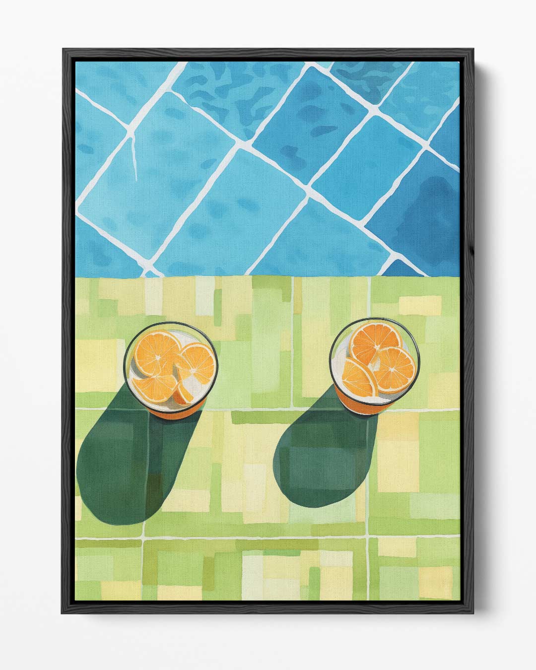 Zomerse Citrusdrankjes Kunstwerk-canvas-dibond-plexiglas-wanddecoratie-WallArtistic