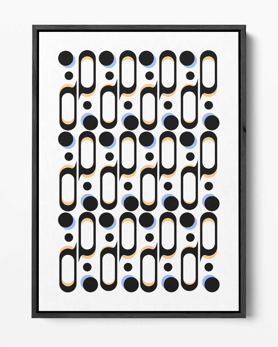 Modern Grafisch Patroon Kunstwerk-canvas-dibond-plexiglas-wanddecoratie-WallArtistic