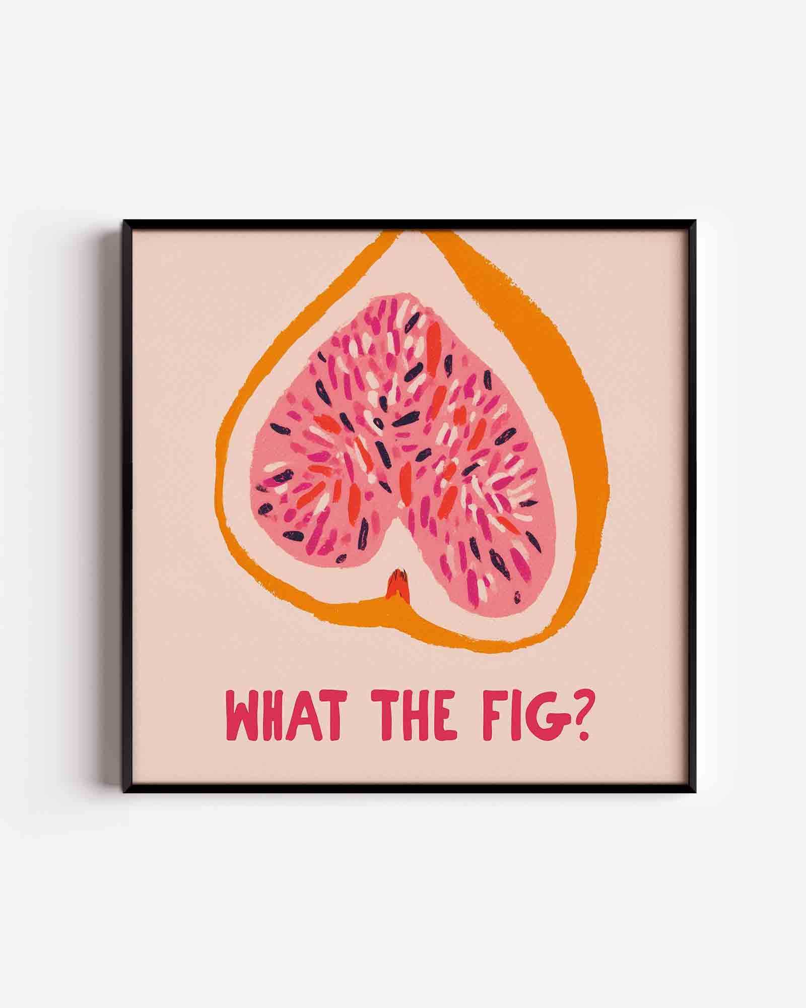 What the fig Poster