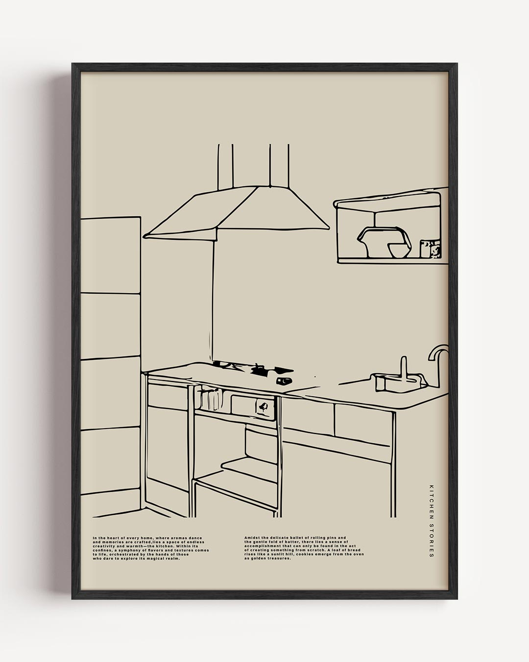 Minimalistische Keukenposters Poster-WallArtistic