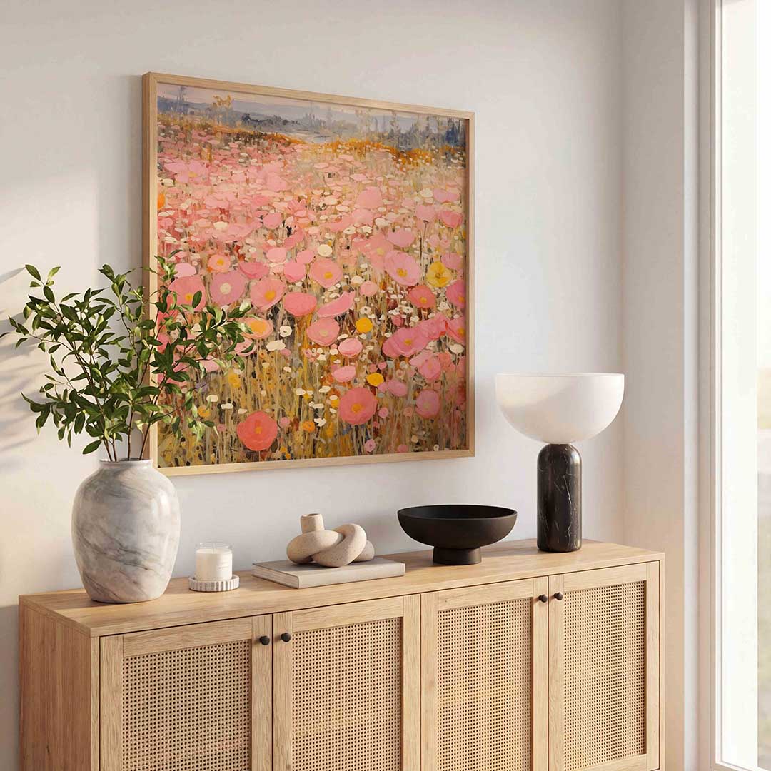 Bloemenveld Poster