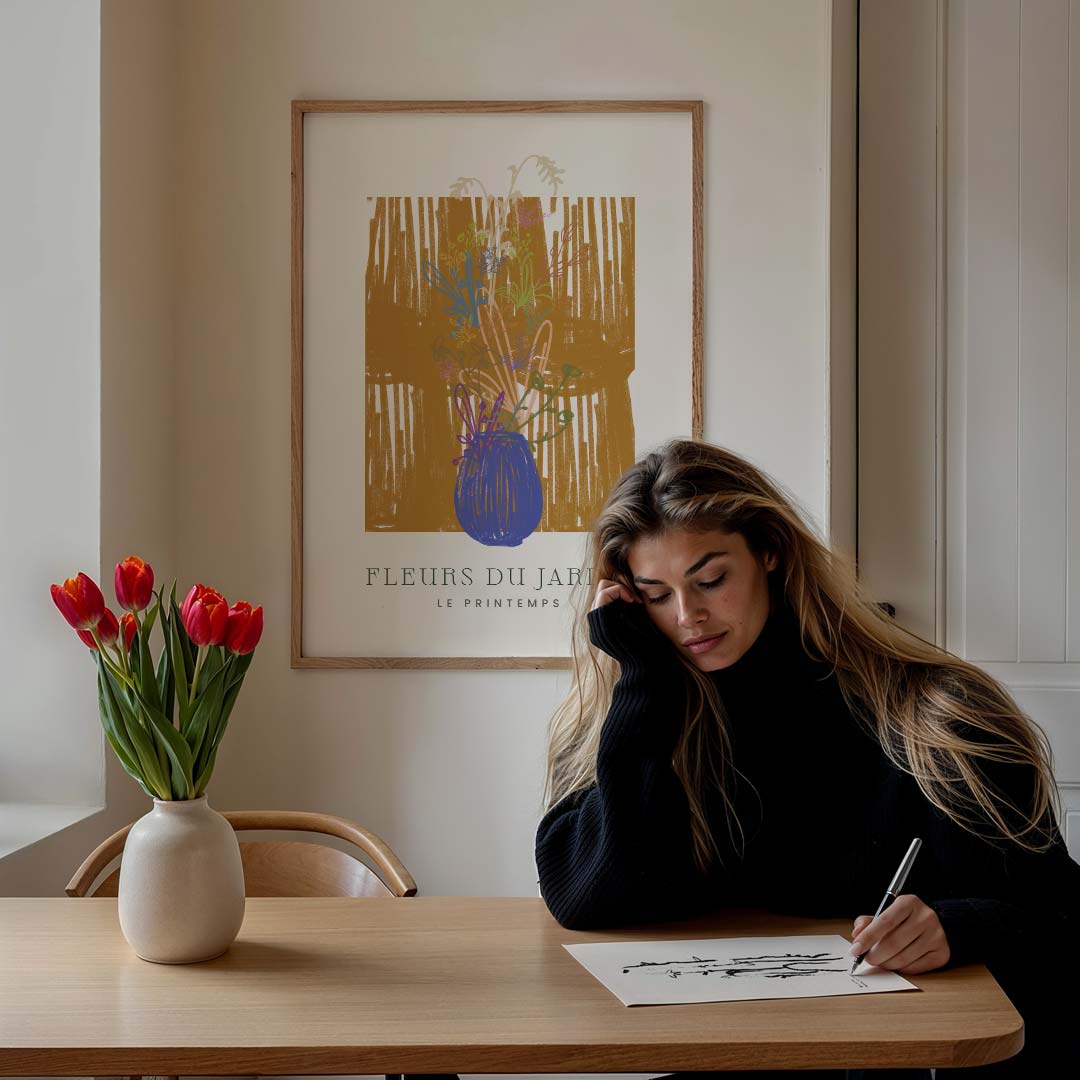 Bloemen uit de Lentetuin Poster-WallArtistic