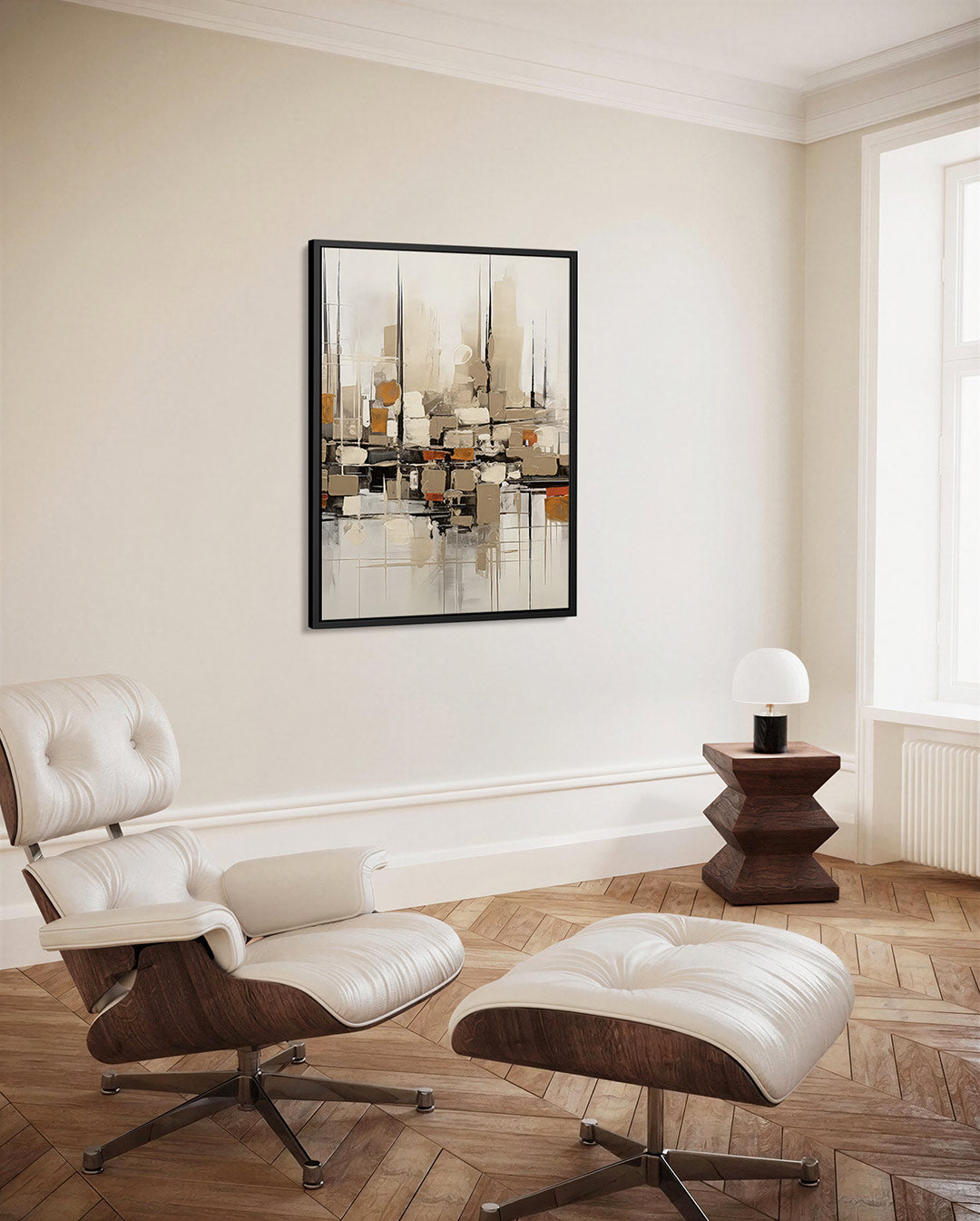 Geometrische compositie Kunstwerk