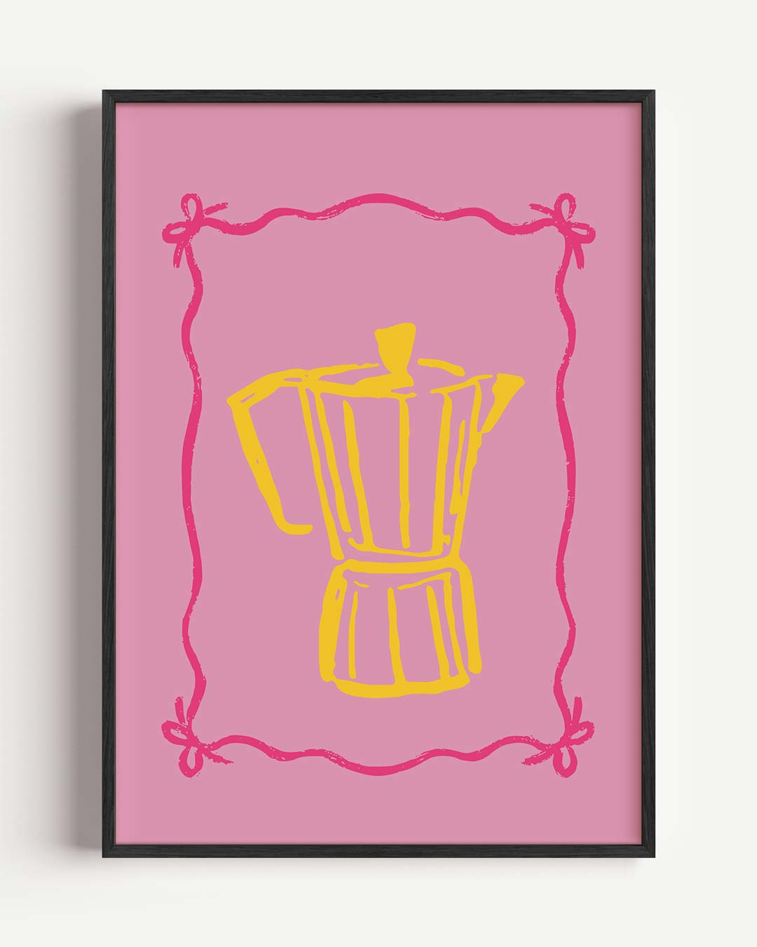 Retro Koffieliefde Poster