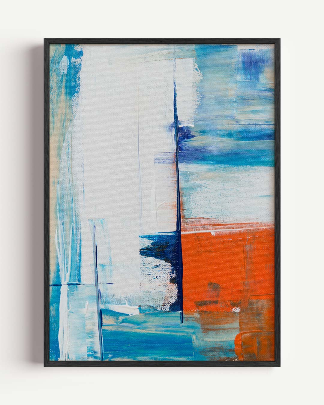 Kleurrijke Abstracte Expressie Poster
